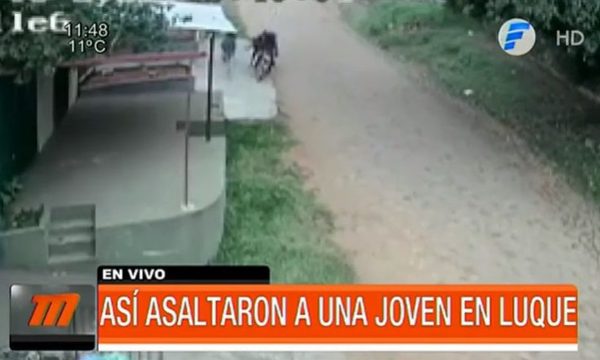 Así asaltaron a otra joven en Luque | Telefuturo