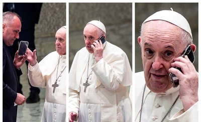 Diario HOY | El papa Francisco intriga con una misteriosa llamada telefónica en público