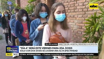 “Día A” será este viernes para segunda dosis - ABC Noticias - ABC Color