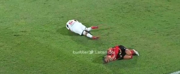 ¡Conmoción en Olimpia! Salazar salió en ambulancia del estadio