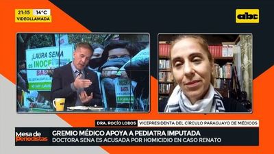 Gremio médico apoya a pediatra imputada - Mesa de Periodistas - ABC Color