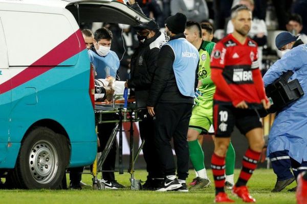 Olimpia: El fuerte choque que sufrió Víctor Salazar