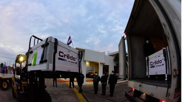 Llegaron las vacunas donadas por Qatar