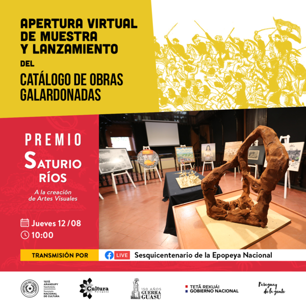 Este jueves presentan obras en arte visuales galardonadas con el Premio Saturio Ríos | .::Agencia IP::.