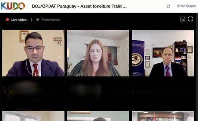 Diario HOY | EEUU habló de corrupción y financiamiento ilícito con fiscales paraguayos