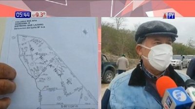 Pobladores de San Lázaro denuncian intento de despojo de sus tierras por parte de INC | Noticias Paraguay