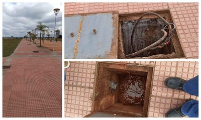 LA MAFIA DEL COBRE: VAN 4.100 MTS DE CABLE HURTADO