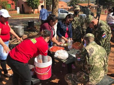 Capellanía Nacional Evangélica realizó jornada solidaria en Curuguaty
