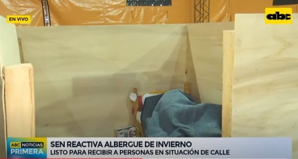 SEN levanta el ánimo de albergados por el frío - Nacionales - ABC Color