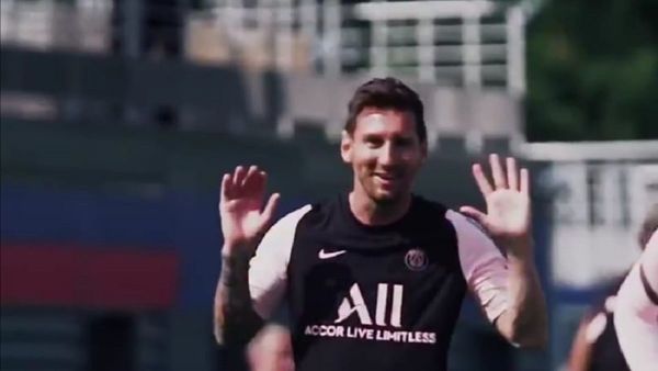 Así fue el primer entrenamiento de Messi en el PSG
