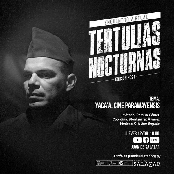 El cineasta paraguayo Ramiro Gómez hoy en el Ciclo “Tertulias Nocturnas” del CCEJS - Cultura - ABC Color
