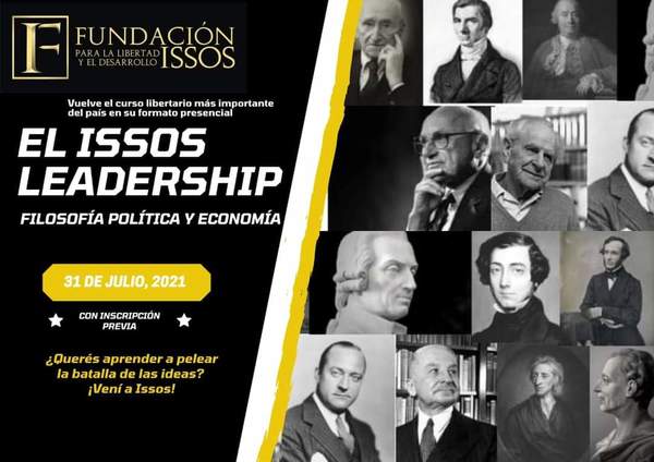 La fundación ISSOS invita al curso “ISSOS Leadership – Filosofía Política y Libertad”.