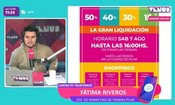Llegó la gran liquidación de Pilar, hasta el 50% de descuento en todas las tiendas