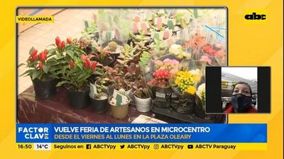 Vuelve feria de artesanos en el microcentro - Factor Clave - ABC Color