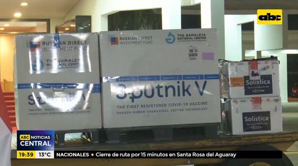 Llegaron dosis de Sputnik V y Coronavac - ABC Noticias - ABC Color