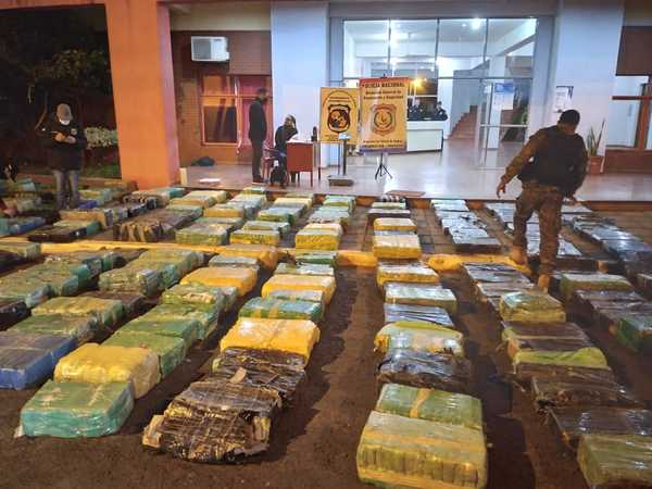 CNEL BOGADO: UN DETENIDO Y MÁS DE 14 MIL KILOS DE MARIHUANA INCAUTADA