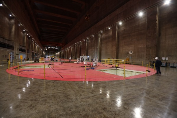 Mantenimiento de la unidad 04 de Itaipu se encuentra en su fase final | .::Agencia IP::.