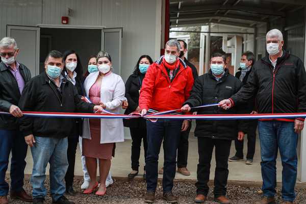 Mario Abdo inauguró primer pabellón de contingencia para el Chaco