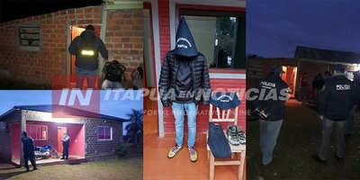 ALLANAMIENTOS SIMULTÁNEOS Y DETENCIÓN EN SAN PEDRO DEL PNÁ.