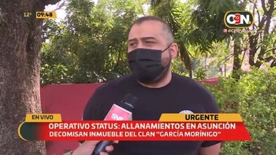 Operativo Status: Realizan allanamientos en Asunción - C9N