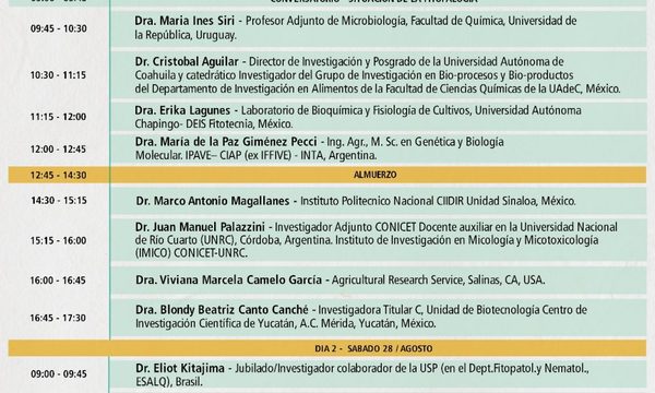 Realizarán primera conferencia internacional de Fitopatología