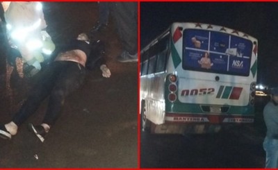 Mujer muere tras ser embestida y arrastrada por un colectivo