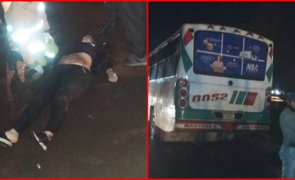 Mujer muere tras ser embestida y arrastrada por un colectivo