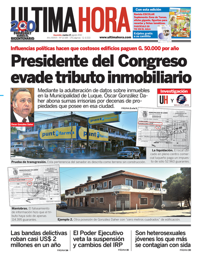 Investigación de Última Hora y Telefuturo evidenció esquema corrupto de González Daher