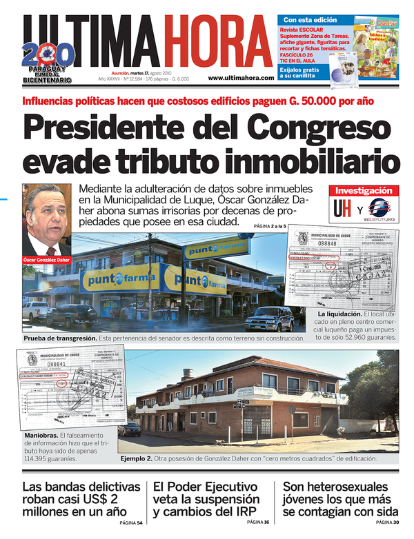 Investigación de Última Hora y Telefuturo evidenció esquema corrupto de González Daher