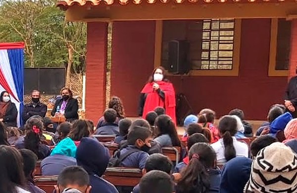 Municipalidad de Repatriación inaugura nuevas aulas en escuela - Noticiero Paraguay