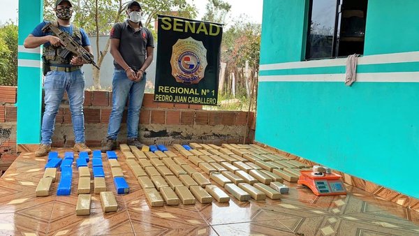 Encuentran un “depósito” de drogas en Pedro Juan Caballero