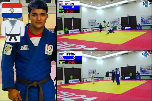 ¡Histórico! Ezequiel Bareiro es bicampeón panamericano de judo