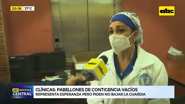 Clínicas: Pabellones de contingencia vacíos - ABC Noticias - ABC Color