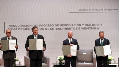Gobierno y oposición de Venezuela inician diálogo en México