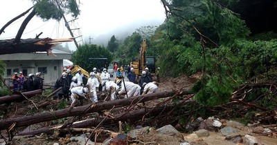 La Nación / Lluvias torrenciales en Japón dejan un muerto y dos heridos