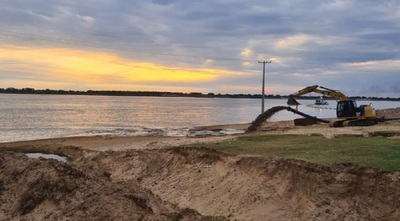 Inician trabajos de refulado para la construcción de la Costanera Sur