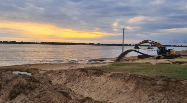 Inician trabajos de refulado para la construcción de la Costanera Sur