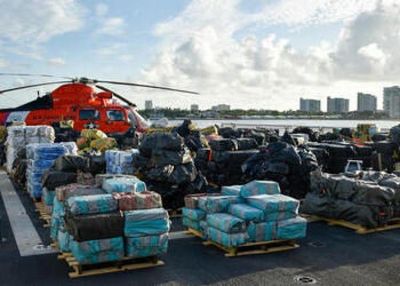 Guardia Costera de EEUU hace decomisos récord en el Pacífico y el Caribe