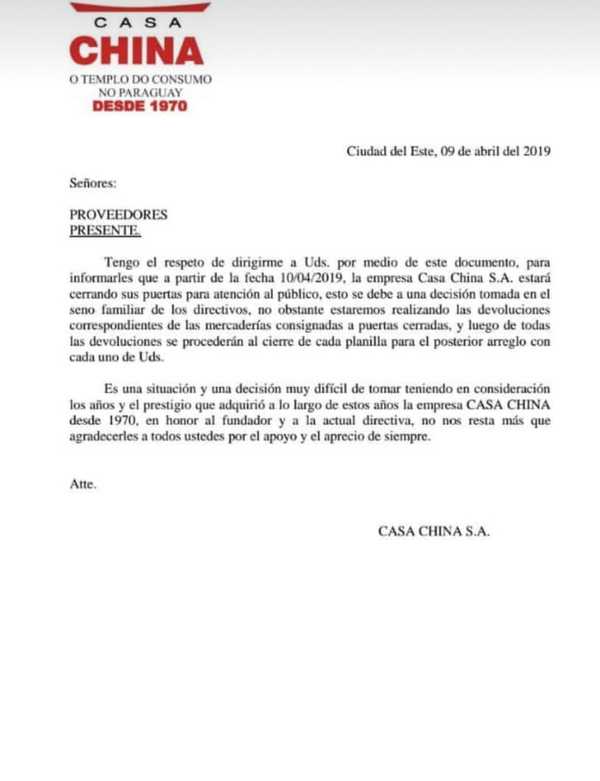 Por qué CERRO Casa CHINA…?