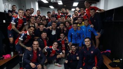 El festejo en el vestuario ganador tras el clásico