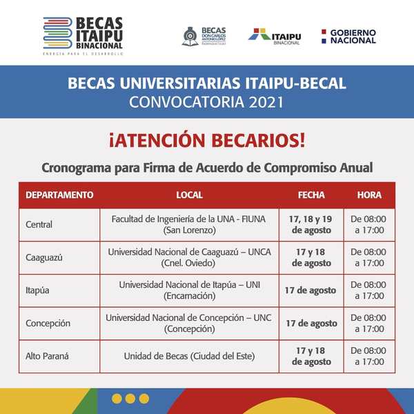 Convocan a becarios para firmar acuerdo y recibir ayuda académica