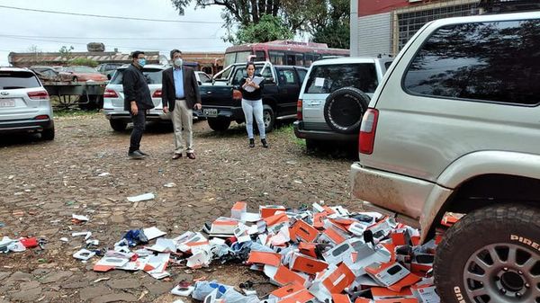 Fiscalía destruye productos falsificados y ciudadanía pide que los regalen por el Día del Niño - Nacionales - ABC Color