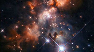 Así es como se ve un vivero estelar polvoriento en el espacio