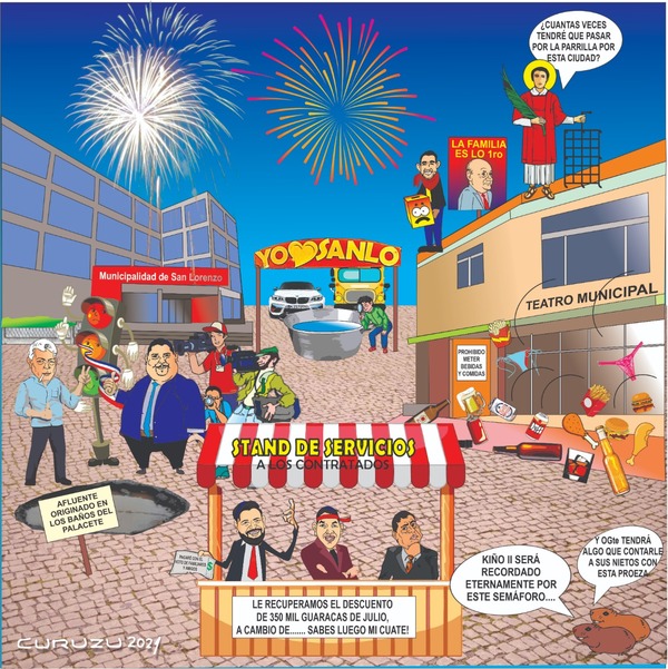 Mbeguemi Online: Acciones del clan por los festejos patronales y fundacionales en una sola imagen » San Lorenzo PY