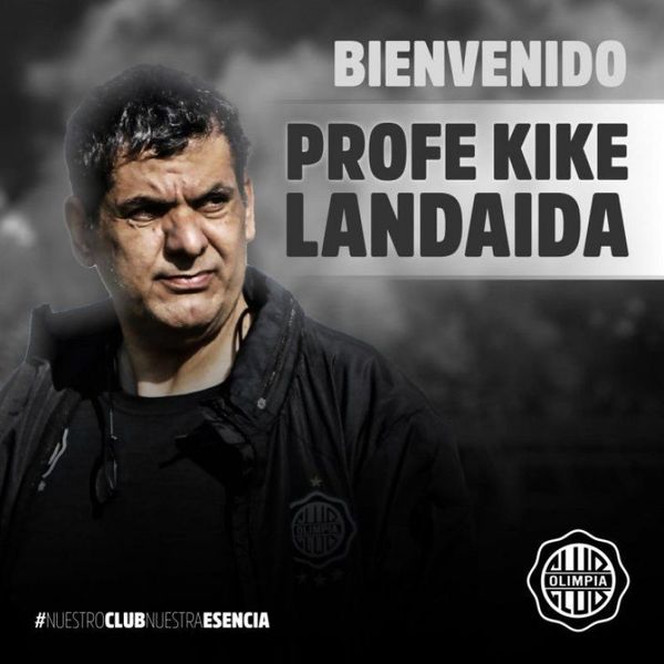 Olimpia presenta a Enrique Landaida