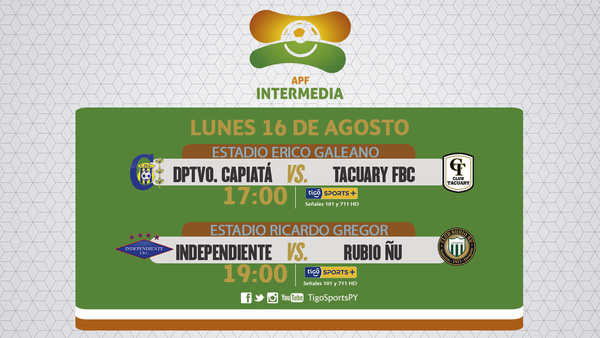 Dos partidazos cierran la fecha 23 de la Intermedia