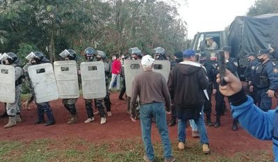 La Policía resguarda la invasión de indígenas a una propiedad privada en Tape Yke, Itakyry – Diario TNPRESS