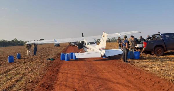 “Operativo Sol Naciente”: incautan aeronave con cocaína en Alto Paraná