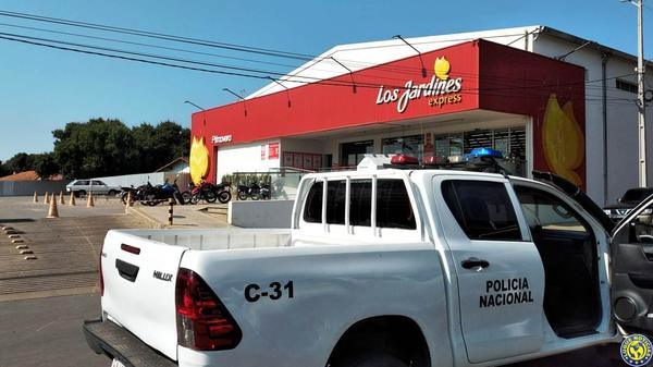 Minutos de terror en un supermercado de Luque •