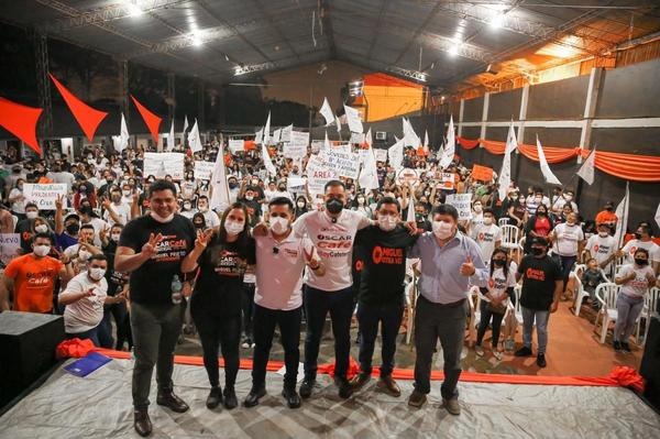 Intensa campaña de Oscar “Café” en el barrio Ñasaindy - La Clave